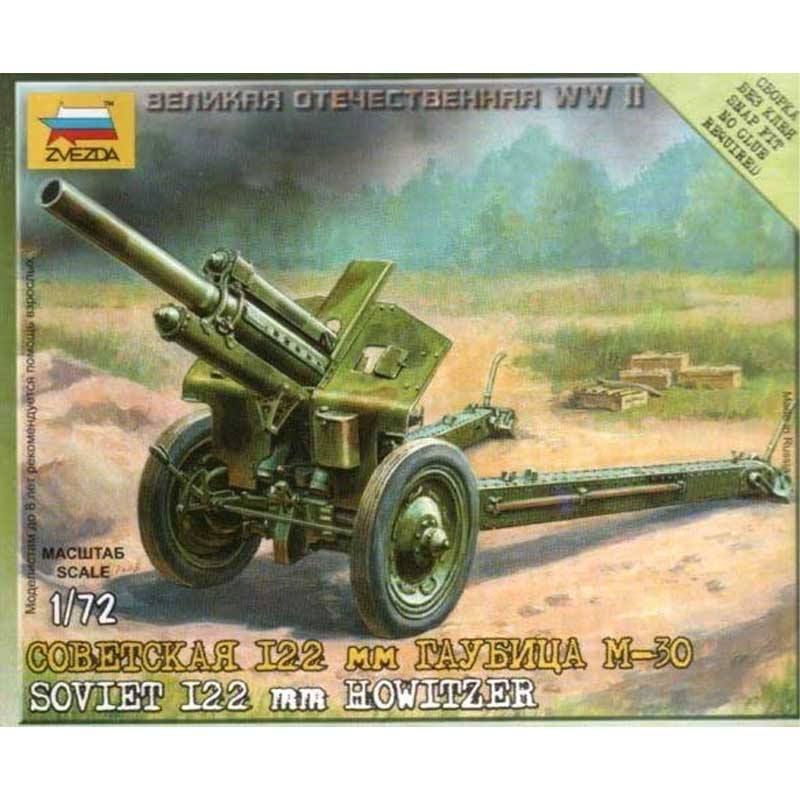 1/72 Soviet Howitzer 120Mm M30 Zvezda 6122