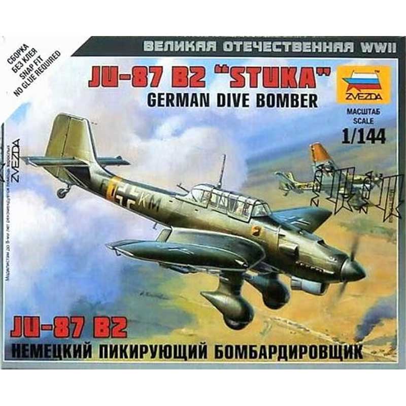 1/144 German Dive Bomber Snap Kit Zvezda 6123