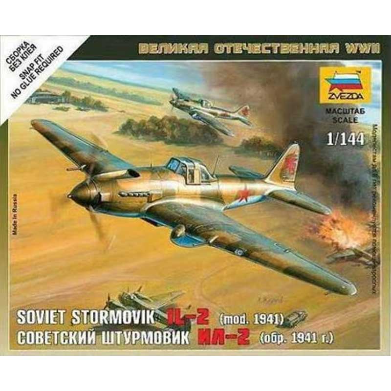 1/144 Soviet Stormovik Snap Kit Zvezda 6125