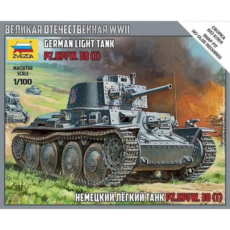 1/100 German 38T Tank Zvezda 6130