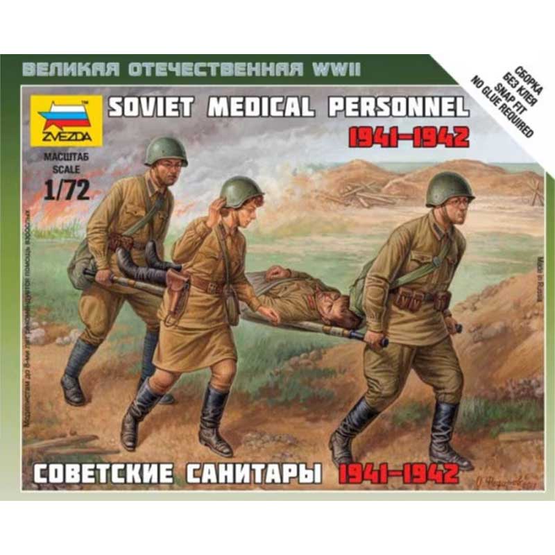 1/72 Soviet Medical Personnel 1941 Zvezda 6152