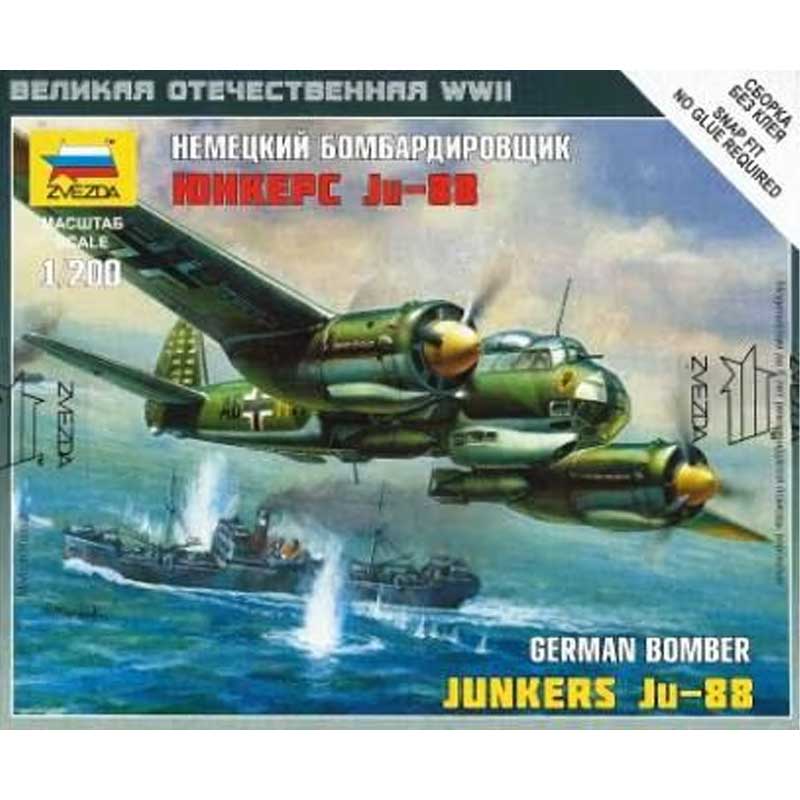 1/200 Ju-88A4 Zvezda 6186