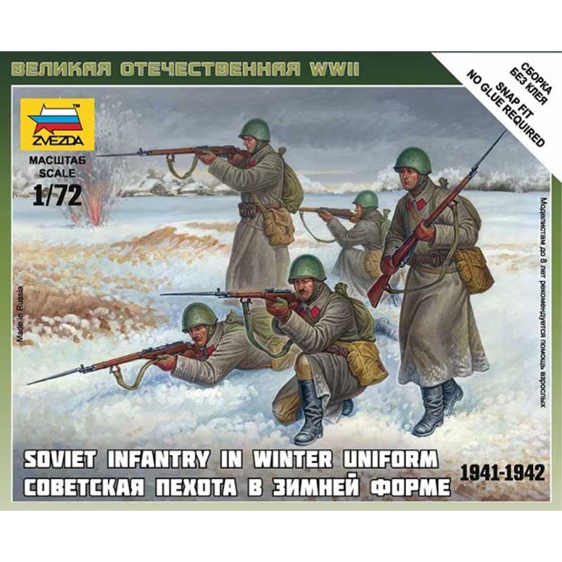 1/72 Soviet Infantry(Winter Uniform Zvezda 6197