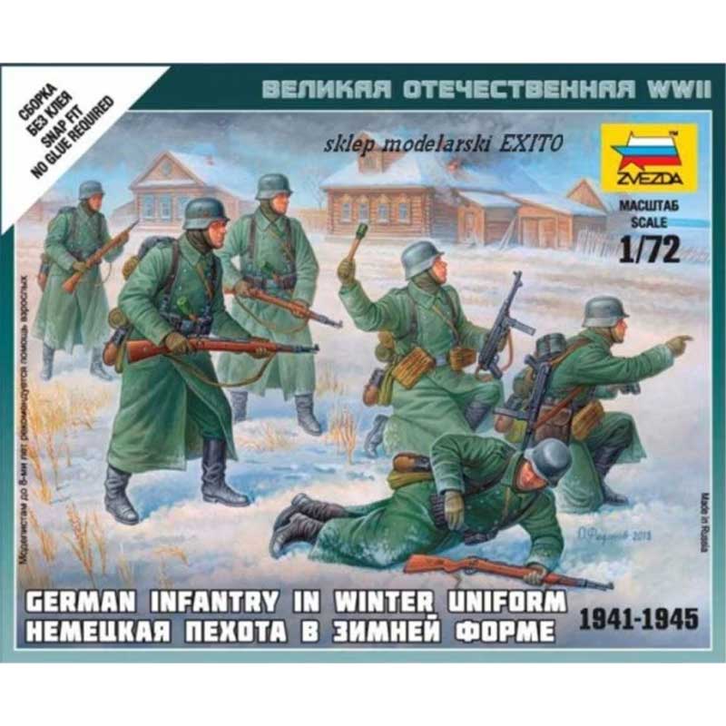 1/72 German Infantry(Winter Uniform Zvezda 6198