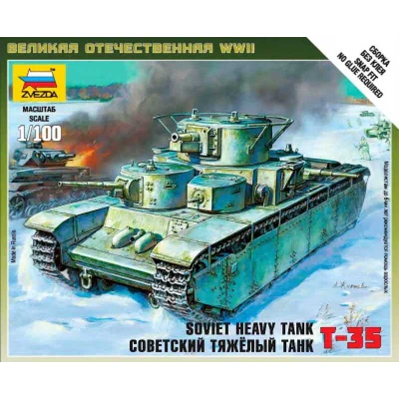 1/100 Soviet Tank T-35 Zvezda 6203