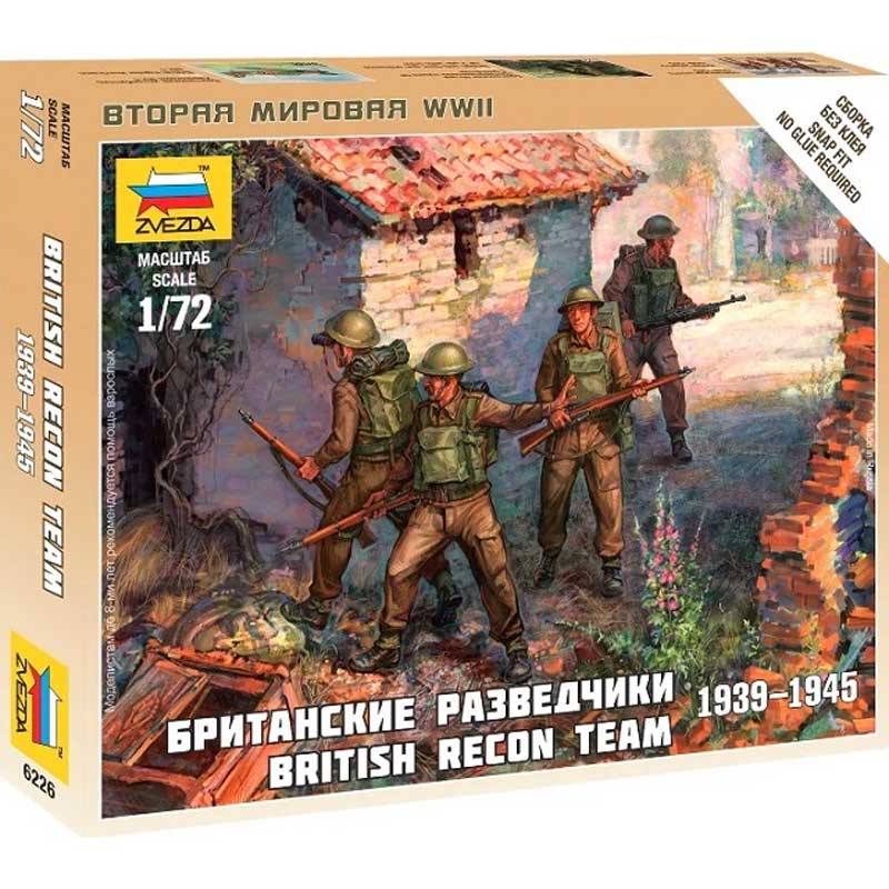 1/72 British Recon Team 1939-1945 Zvezda 6226