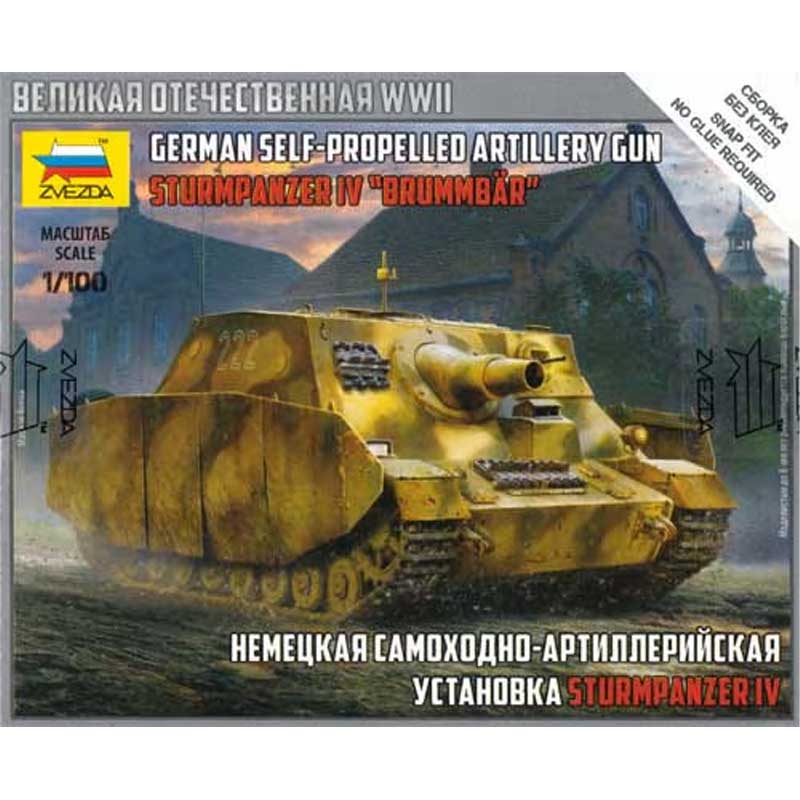 1/100 Sturmpanzer Iv Brummbar Zvezda 6244