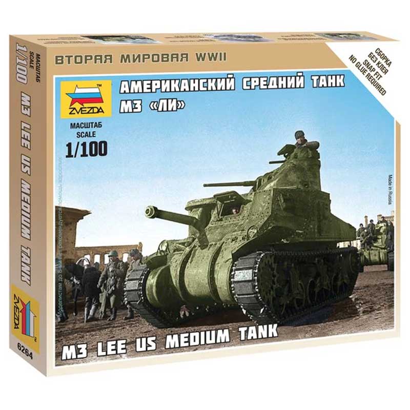 1/100 M-3 Lee US Medium Tank Zvezda 6264