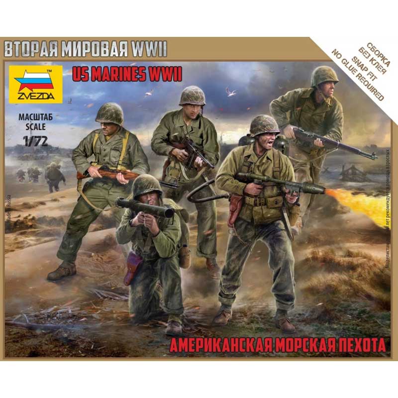 1/72 US Marines WWII Zvezda 6279