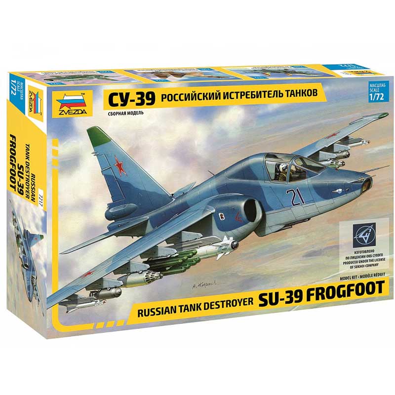 1/72 Su-39 Frogfoot Russian Tank Destroyer Zvezda 7217