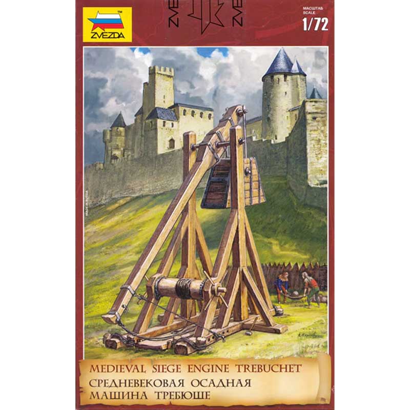 1/72 Trebuchet Medieval siege engine Zvezda 8516