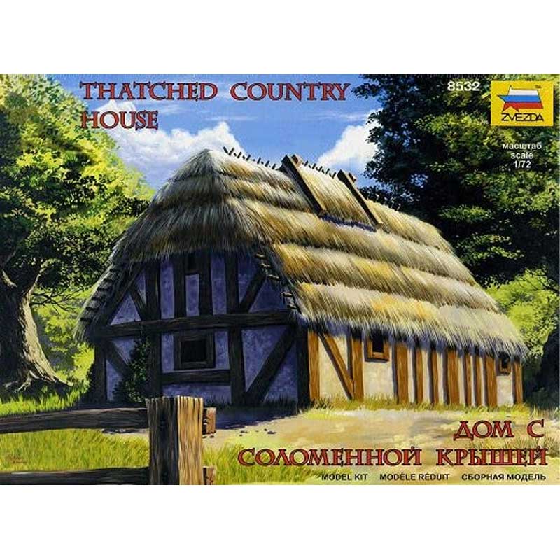 1/72 Thatched Country House Zvezda 8532