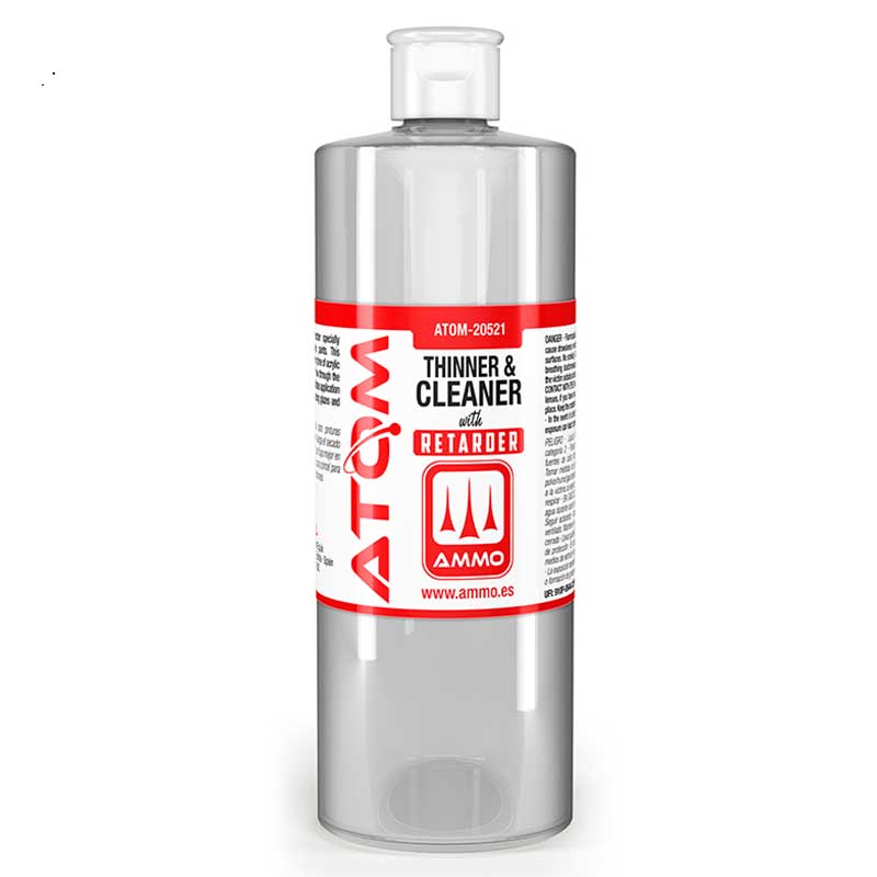 400ml ATOM Thinner and Cleaner with Retarder Ammo ATOM-20521