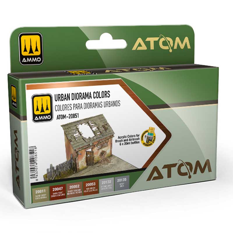 ATOM Urban Diorama Colors Ammo ATOM-20851