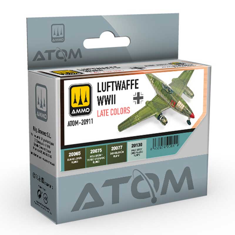 ATOM Luftwaffe WWII Late Colors Ammo ATOM-20911