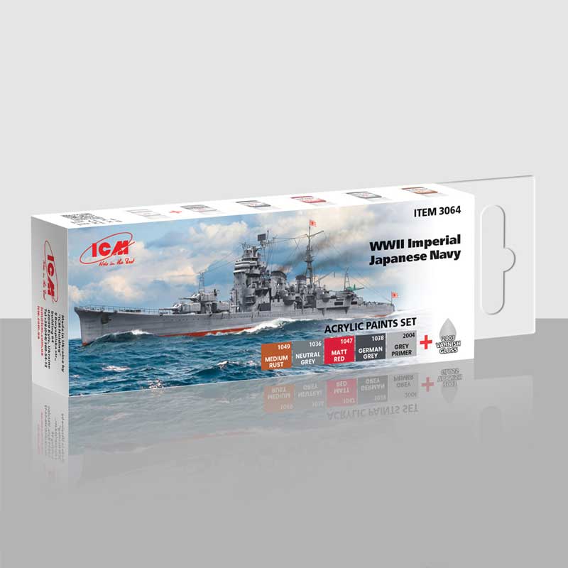 Paint Set - WWII Imperial Japanese Navy ICM 03064