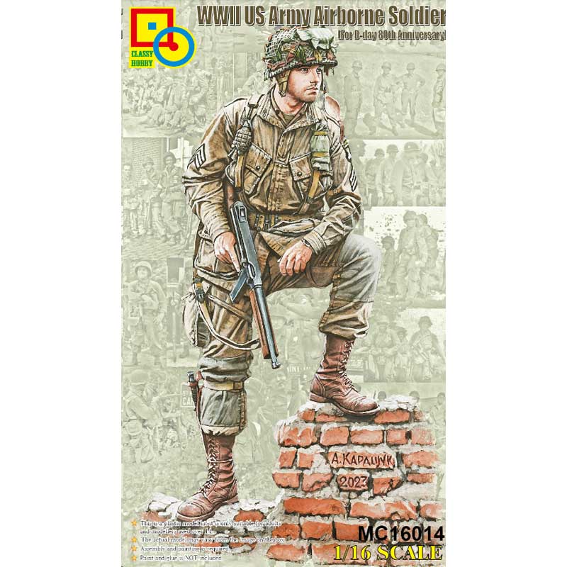 1/16 WWII US Airborne Soldier Classy Hobby MC16014