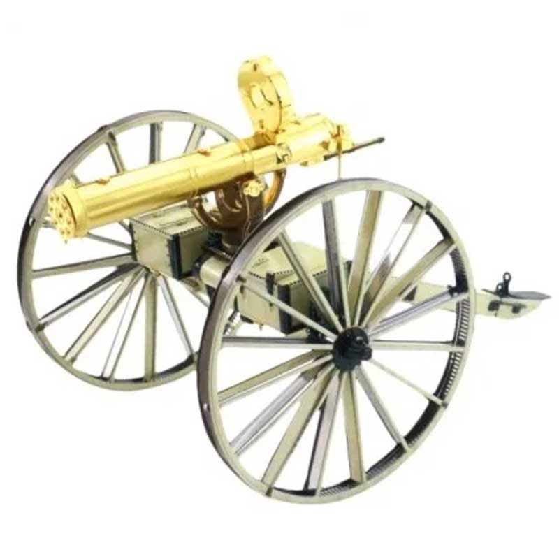 Wild West Gatling Gun Metal Earth MMS188