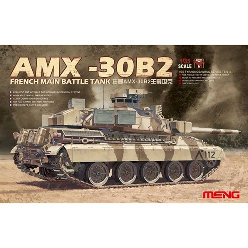 1/35 French Main Battle Tank AMX-30B2 Meng Model TS-013