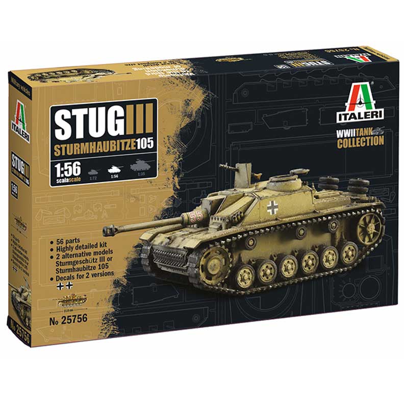 1/56 Sd. Kfz. 142/1 Sturmgeschutz III Italeri 25756