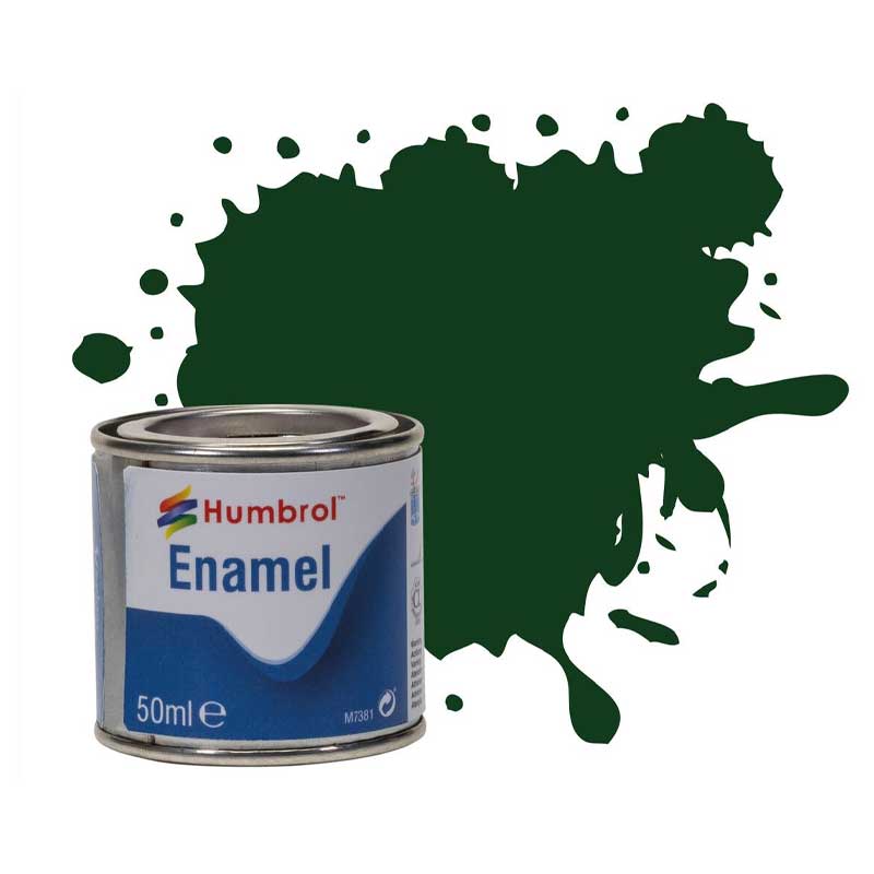 50ml No.3 Brunswick Green - Gloss (Tinlet No.2) Humbrol AQ0003