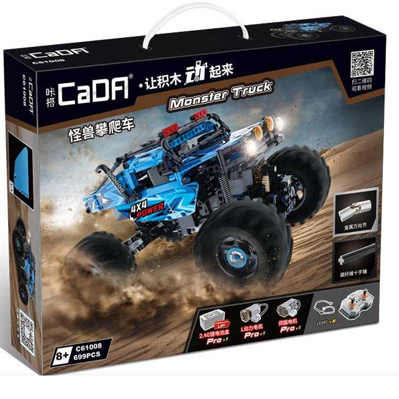 Monster Truck 699pcs CaDA Bricks C61008W