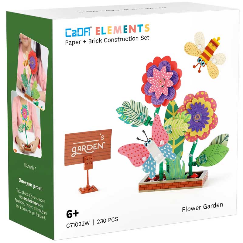 Elements Flower Garden Set 230pcs CaDA Bricks C71022W