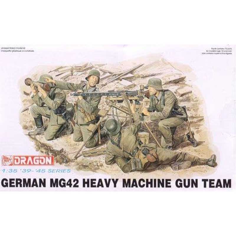 1/35 German MG42 Heavy machine Gun Team Dragon 6064