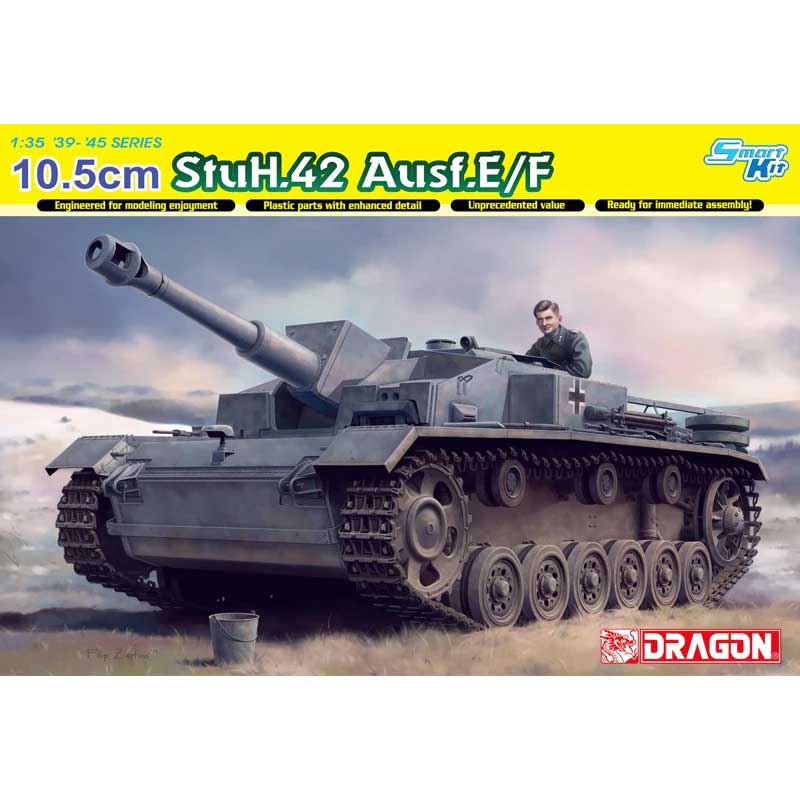 1/35 10.5cm StuH.42 Ausf.E/F (Smart Kit) Dragon 6834