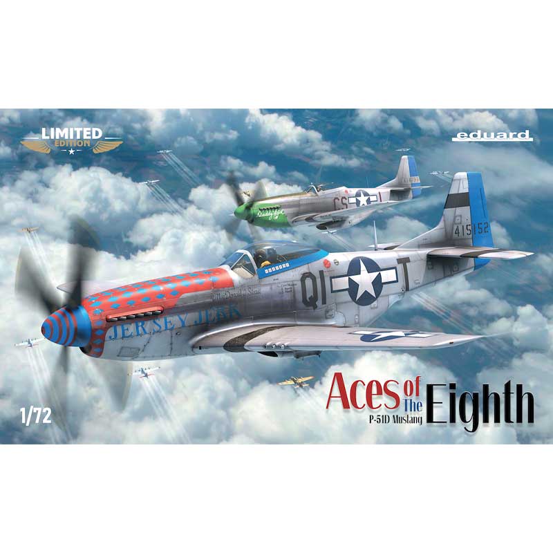 1/72 P-51D Aces of the Eighth Limited Dual Combo Eduard 2147