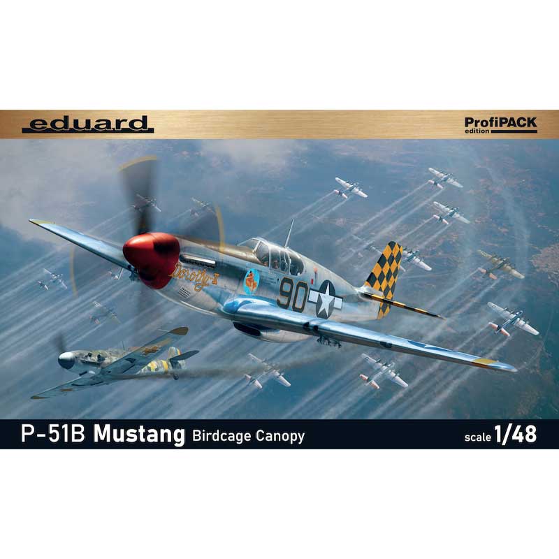 1/48 P-51B Mustang Birdcage Canopy ProfiPACK edition Eduard 82107