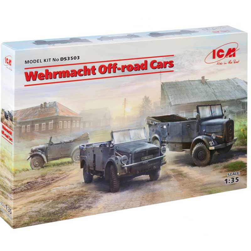 1/35 Wehrmacht Off-road Cars ICM DS3503