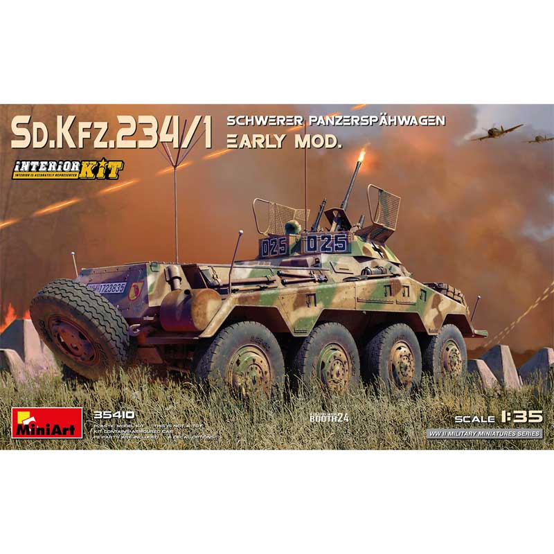 1/35 Sd.Kfz.234/1 Schwerer Panzerspahwagen Early Miniart 35410