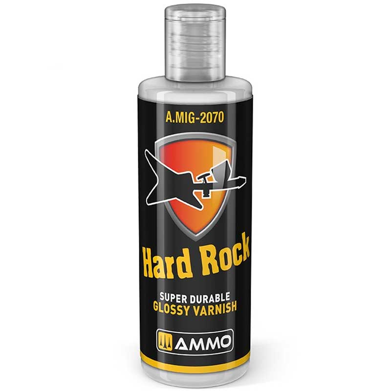 60ml Hard Rock Super Durable Glossy Varnish Ammo A.MIG-2070