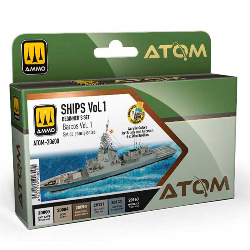 ATOM Beginners Set: Ships Vol.1 Ammo ATOM-20600