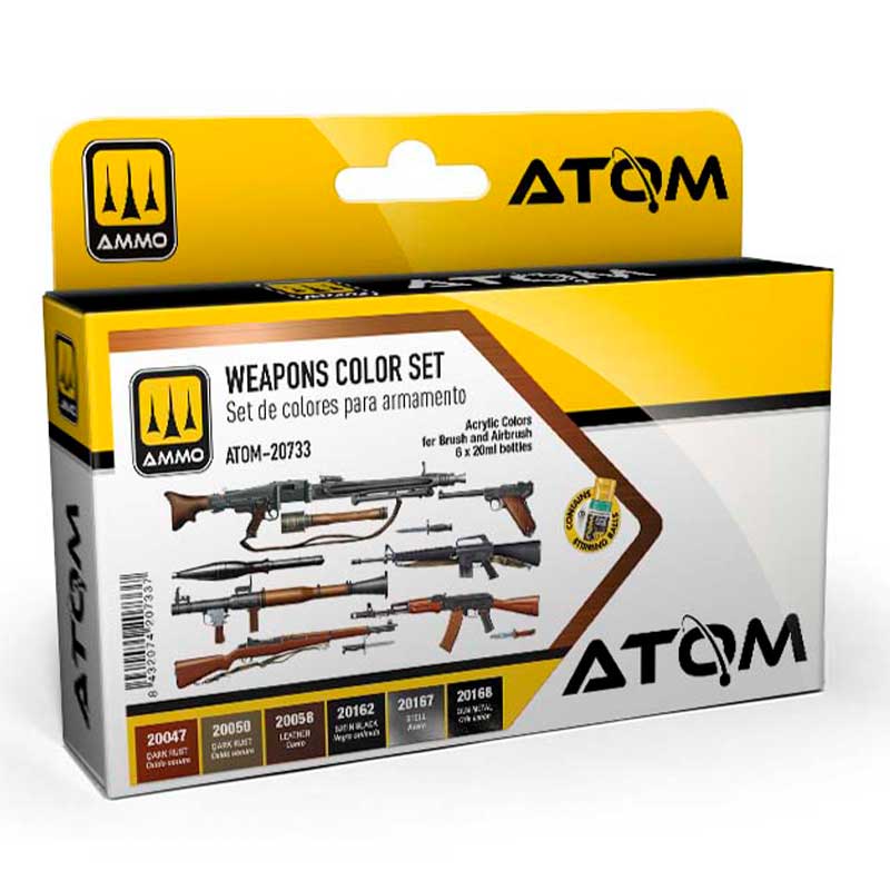 ATOM Weapons Color Set Ammo ATOM-20733