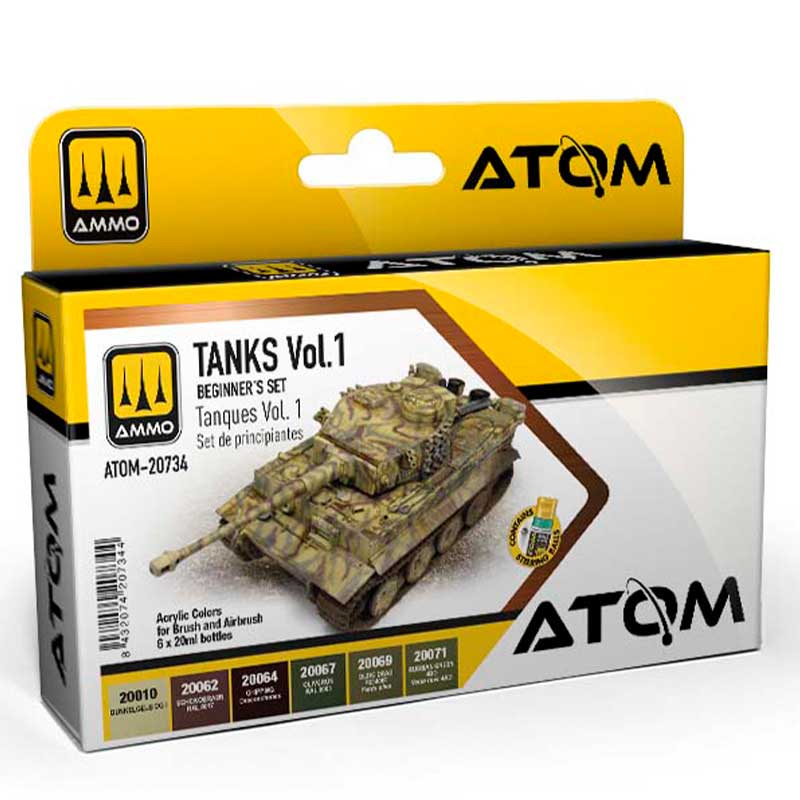 ATOM Beginners Set: Tanks Vol.1 Ammo ATOM-20734