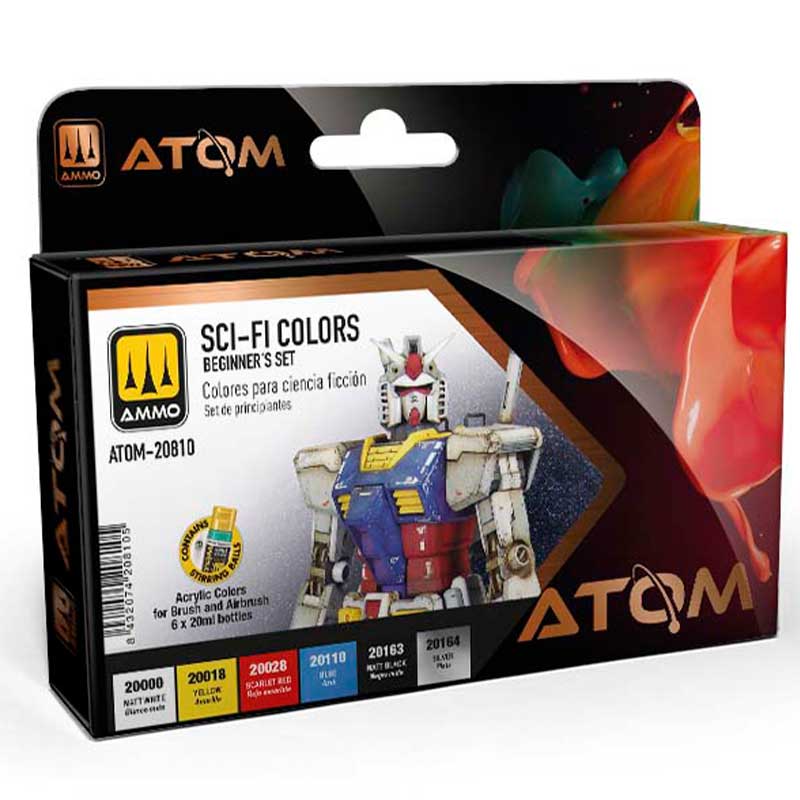 ATOM Beginners Set: SCI-FI Colors Ammo ATOM-20810