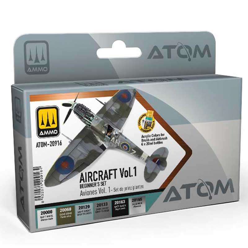 ATOM Beginners Set: Aircraft Vol.1 Ammo ATOM-20916