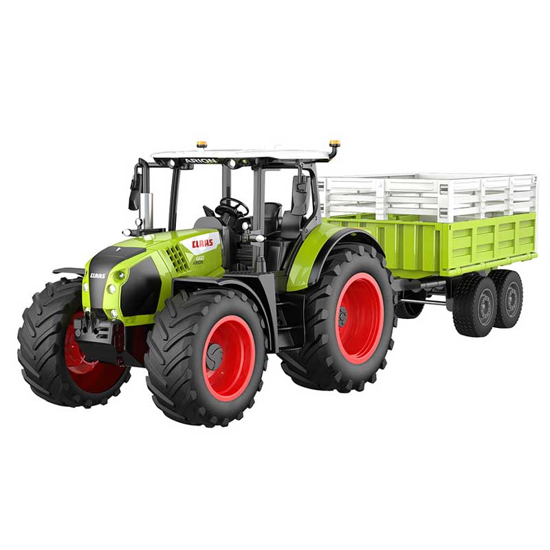 1/24 CLAAS ARION 660 RC Tractor with Trailer Double E E685-003