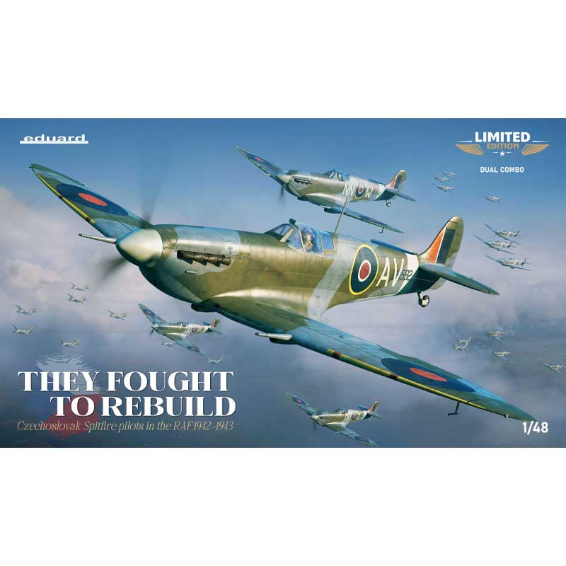 1/48 They Fought to Rebuild' Dual Combo Spitfire Mk.Vb Limited Edition Eduard 11180