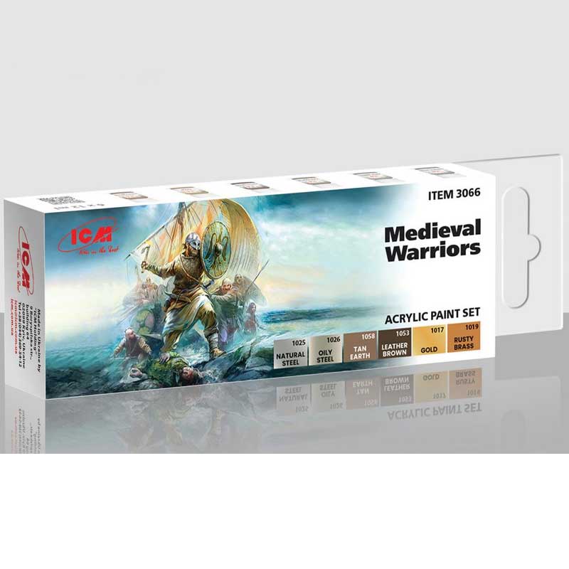 Medieval Warriors Paint Set ICM 3066