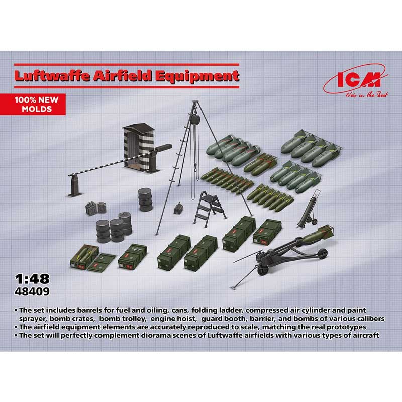 1/48 LW Airfield Equipment ICM 48409