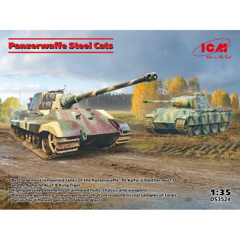 1/35 Panzerwaffe Steel Cats ICM DS3524