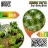 Shrub Tufts 6mm self-adhesive - Dark green GreenStuffWorld 13009