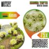 Shrub Tufts 6mm self-adhesive - White GreenStuffWorld 13010