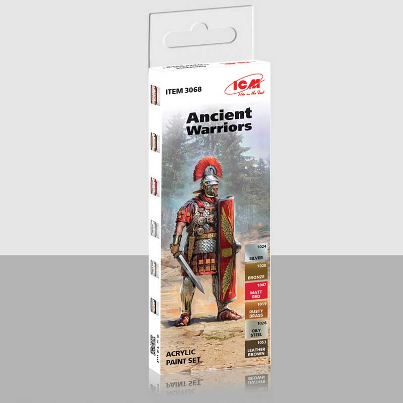 Ancient Warriors Paint Set ICM 3068