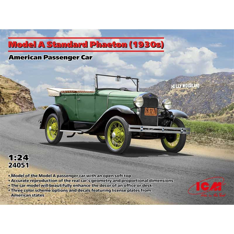 1/24 Model A Phaeton Car (1930's) ICM 24051