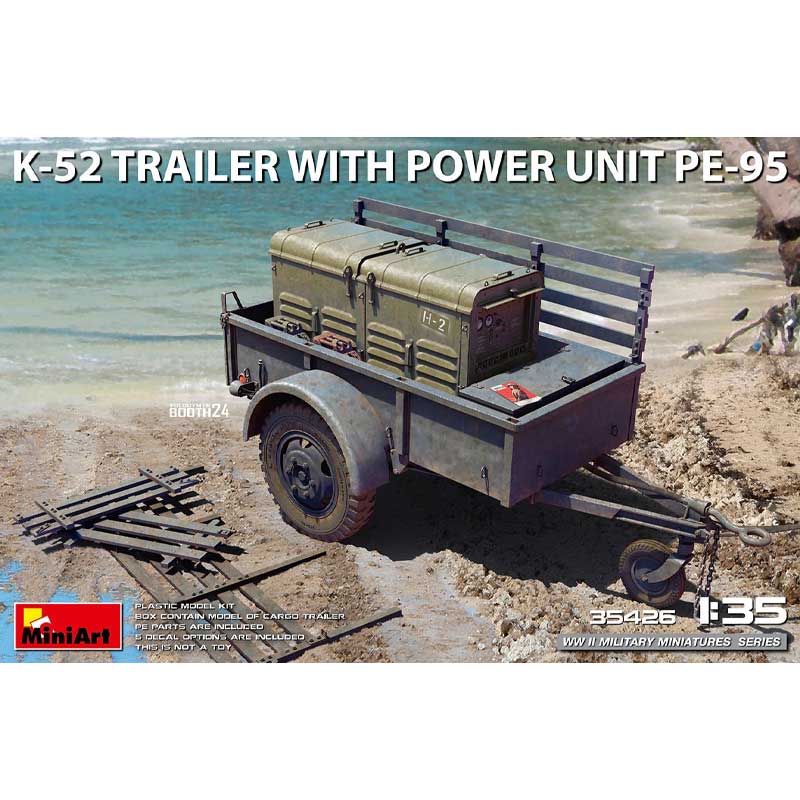 1/35 K-52 Trailer w/ Power Unit PE-95 Miniart 35426