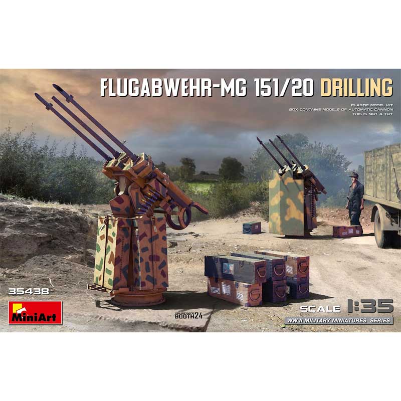 1/35 Flugabwehr-MG 151/20 Drilling Miniart 35438